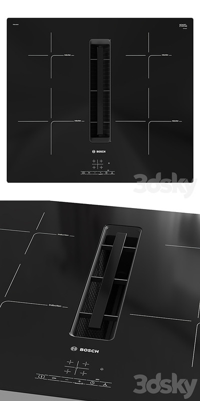 Hob with Bosch extractor hood